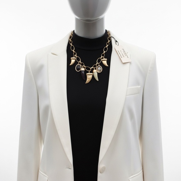 NWT Song of Style Gold Charm Necklace, Boho Talisman Pendant Necklace - Picture 4 of 15